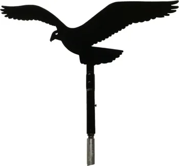 Odpuzovač zvířat Harmony Plašič ptáků otočný sokol na sloupek 50 cm