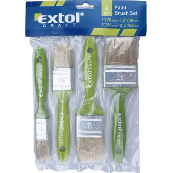 Malířský štětec štětce ploché, sada 4ks, 25-38-50-63mm
