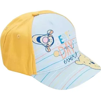 Kšiltovka Žluto-modrá chlapecká kšiltovka Winnie the Pooh Velikost: 48