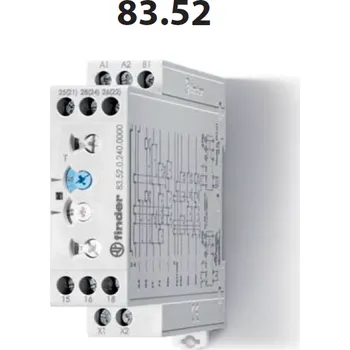 Relé Časové relé, MF, 2P/12A, univ.nap., 50ms-10d, č.pauza 83.52.0.240.0000