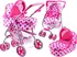 Kočárek pro panenku Toys Group Hluboký kočárek pro panenky 3v1 růžový
