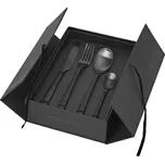 Sada příborů 16 ks Broste HUNE - černá matná černá