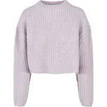 Ladies Wide Oversize Sweater - softlilac 4XL
