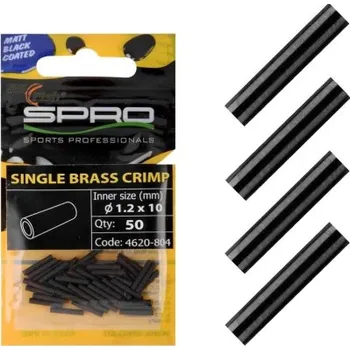 SPRO Single Brass Crimp 0,8 x 10 mm - 4620802