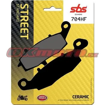 Brzdová destička Přední brzdové destičky SBS 704HF - Suzuki GS 500 F, 500ccm - 04-07