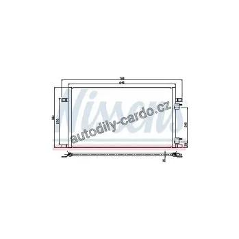 Chladič motoru Chladič klimatizace NISSENS 94386