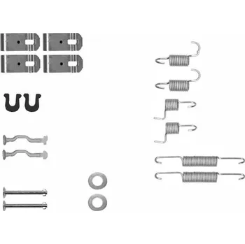 Brzdová čelist Sada příslušenství, parkovací brzdové čelisti TEXTAR 97048800