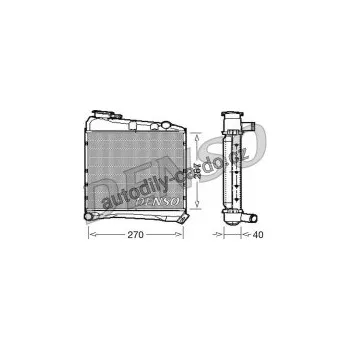 Chladič motoru Chladič motoru DENSO (DE DRM03020)