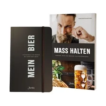 Osobní rozvoj Paket: Sachbuch \"MASS HALTEN\" plus Tagebuch \"MEIN BIER\". 2 Bände - Mascher, Konstantin