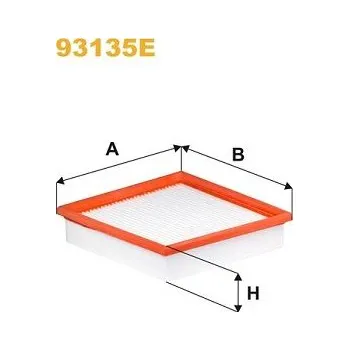 Ventilátor topení a klimatizace Filtr, vzduch v interiéru WIX FILTERS 93135E