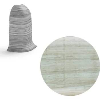 soklová lišta NOVÁK Vnější roh k soklové liště PVC dub Country 56x23 NGTZF2