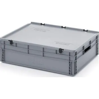 Přepravka na jídlo Plastová EURO přepravka 800x600x235 mm s víkem