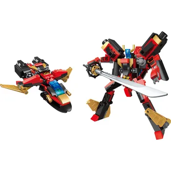 ostatní stavebnice Qman Guardian of Star\'s Core 3105-1 Šermíř \'\'Flame\'\' 2v1