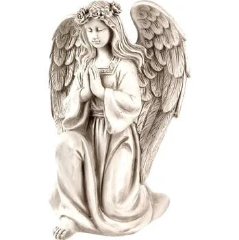 Autronic Anděl z polyresinu s LED světlem POA120