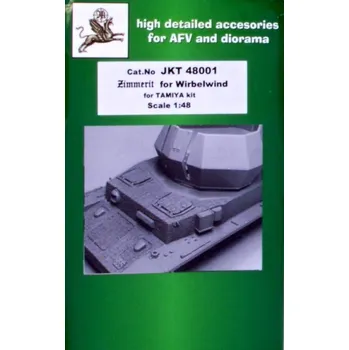 Plastikový model 1/48 Zimmerit for Wirbelwind (TAM)