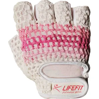 Fitness rukavice Fitness rukavice LIFEFIT® KNIT, růžovo-bílé M Rulyt s.r.o, 5.května 435, 440 01 Dobroměřice, e-mail: info@rulyt.cz