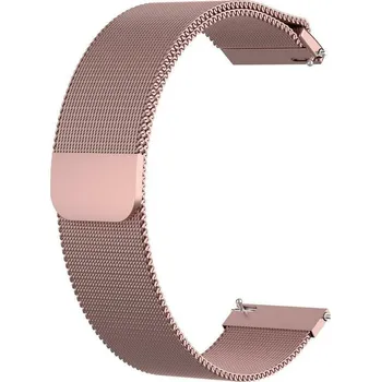 Ostatní příslušenství k chytrým hodinkám eses Milánský tah rychloupínací pro Garmin - Růžový, 18 mm