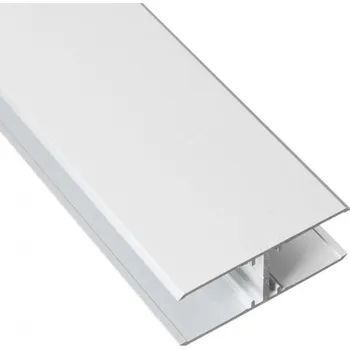 Stavební profil Gutta Easy Click ALU H profil 16 mm 6 m stříbrná