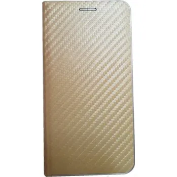 Pouzdro na mobilní telefon R2Invest Carbon pro LG K40 zlaté