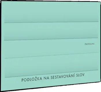 Karton P+P Pastelini podložka na sestavování slov zelená