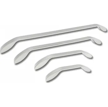 Nábytkové kování ZINA 256 úchytka CHROM-SATIN "AKČNÍ CENA BEZ SLEVY" (Madlo rukojeť úchytka kování na zásuvky pro šuplík )