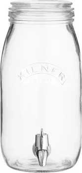 Dávkovač nápoje Kilner 0025.008 skleněný soudek na nápoje 3 l
