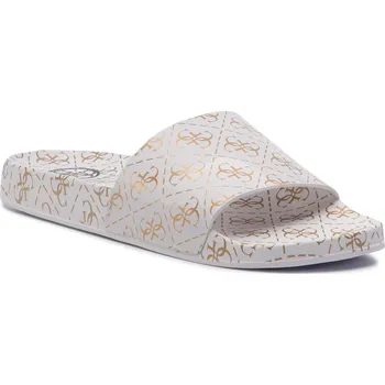 Dámské pantofle Guess Savan FL6SAV RUB19 White/Gold 36