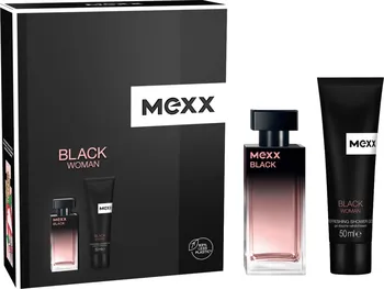 Dámský parfém MEXX Black Woman EDT 30 ml + sprchový gel 50 ml