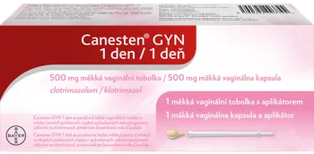 Lék na ženské potíže Bayer Canesten Gyn 1 den 500 mg 1 vag. tob.