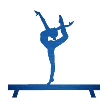 Samolepicí dekorace na vozidlo Gymnastka 003 levá kladina (65 - škrábaný kov modrý) SAMOLEPKA NA AUTO, NÁLEPKA, FÓLIE, POLEP, TUNING, VLASTNÍ TEXT, TISK, AUTOSAMOLEPKY.cz, POLEPY, OBRÁZEK, LOGO, 3D STICKERS