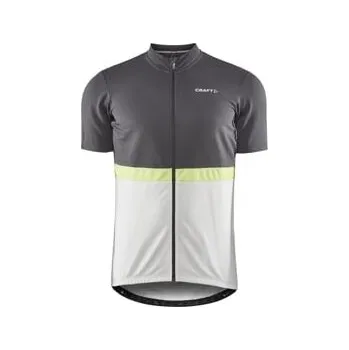 cyklistický dres Cyklodres CRAFT CORE Endur tmavě šedá M