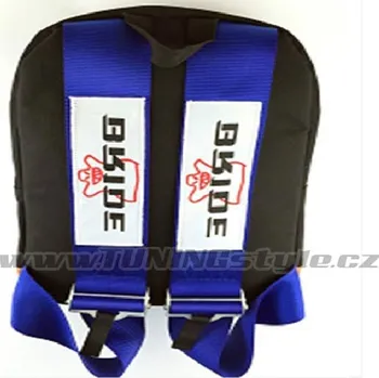 Městský batoh Batoh Bride černý s modrými pásy Takata