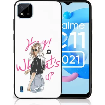 Pouzdro na tablet VSECHNONAMOBIL 44838 MY ART Silikonový obal Realme C11 2021 WHATSUP (132)