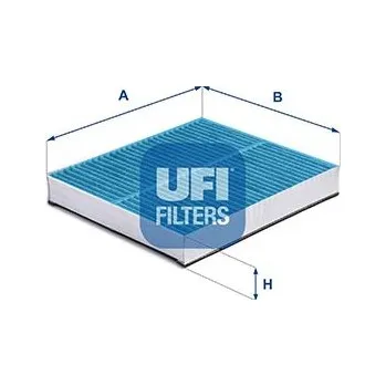 Ventilátor topení a klimatizace Filtr, vzduch v interiéru UFI 34.320.00