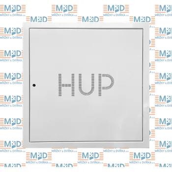 Revizní dvířka Dvířka plynoměru bílá 500x500 mm s vysekávaným HUP (revizní dvířka 500*500 mm bílá s vysekávaným HUP)