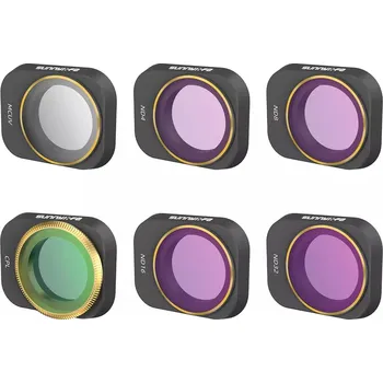 Dron SunnyLife Set 6ks CPL a ND filtrů pro DJI Mini 3 PRO - MCUV+ CPL+ ND4+ ND8+ ND16+ ND32