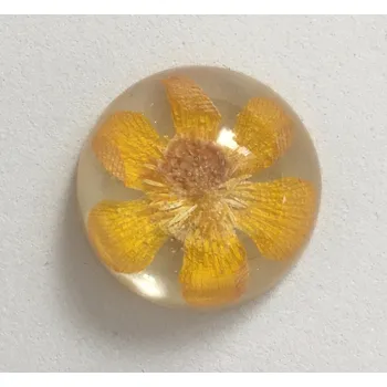 Materiál na výrobu šperku Kabošon z pryskyřice - menší blatouch