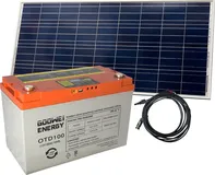 Goowei Energy OTD100 baterie 100Ah 12V + solární panel Victron Energy 115Wp/12V