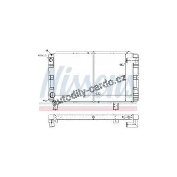Auto-moto Chladič motoru NISSENS 63650