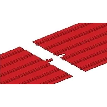 Průsvitná krytina DESKA ZÁKRYTOVÁ DEKAB 150/2 ČERVENÁ