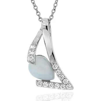 Přívěsek Zlatnictví U Kostela Stříbrný přívěsek trojúhelníček 733 636959813