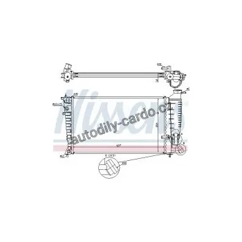 Chladič motoru Chladič motoru NISSENS 63585A