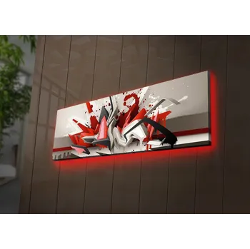 Obraz Obraz s led osvětlením Graffiti 90x30 cm