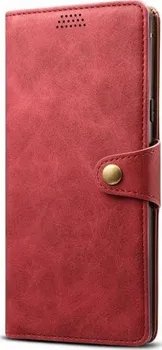 Pouzdro na mobilní telefon Lenuo Leather pro Xiaomi Mi 10T Lite červené