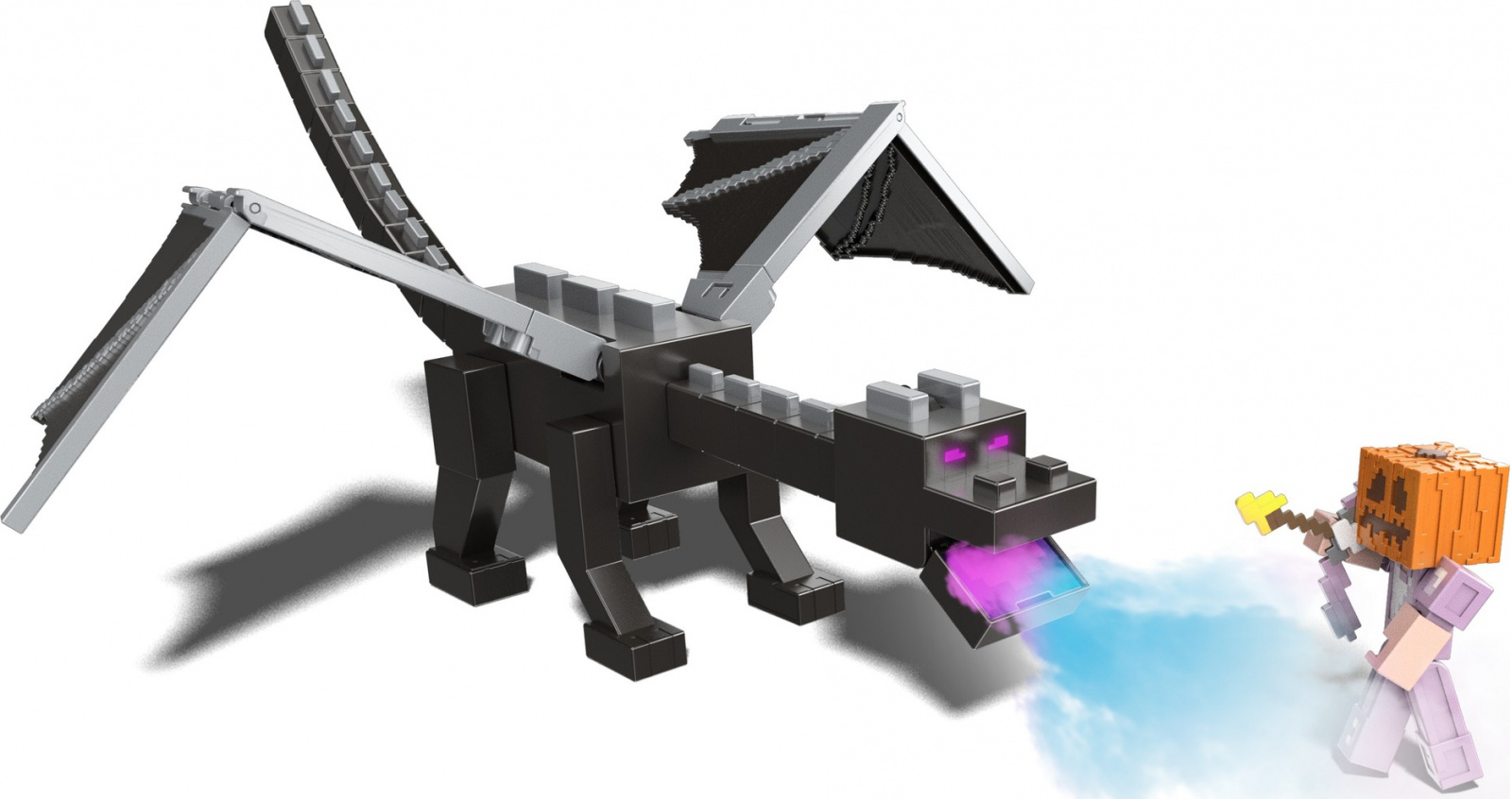 foto Figurka Mattel Minecraft Ultimátní Drak Ender a Steve