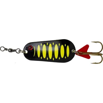 Umělá nástraha Effzett Plandavka Standard Spoon 10cm 60g Sinking Fluo Yellow Black UV