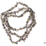 Magieprirody.cz Náhrdelník sekaný dlouhý - Labradorit - tromlovaný #43 - z přírodních kamenů