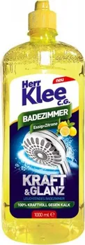 Čisticí prostředek do koupelny a kuchyně Herr Klee Essig Bathroom Reiniger octový čistič s citronovou vůní 1 l