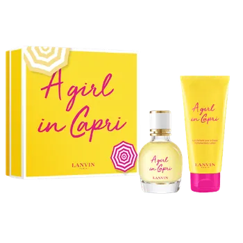 Kosmetická sada Lanvin A Girl In Capri W EDT 50 ml + tělové mléko 100 ml