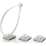 TRYTYT HW-3AC samolepicí upevňovací držák BÍLÝ (100 ks)